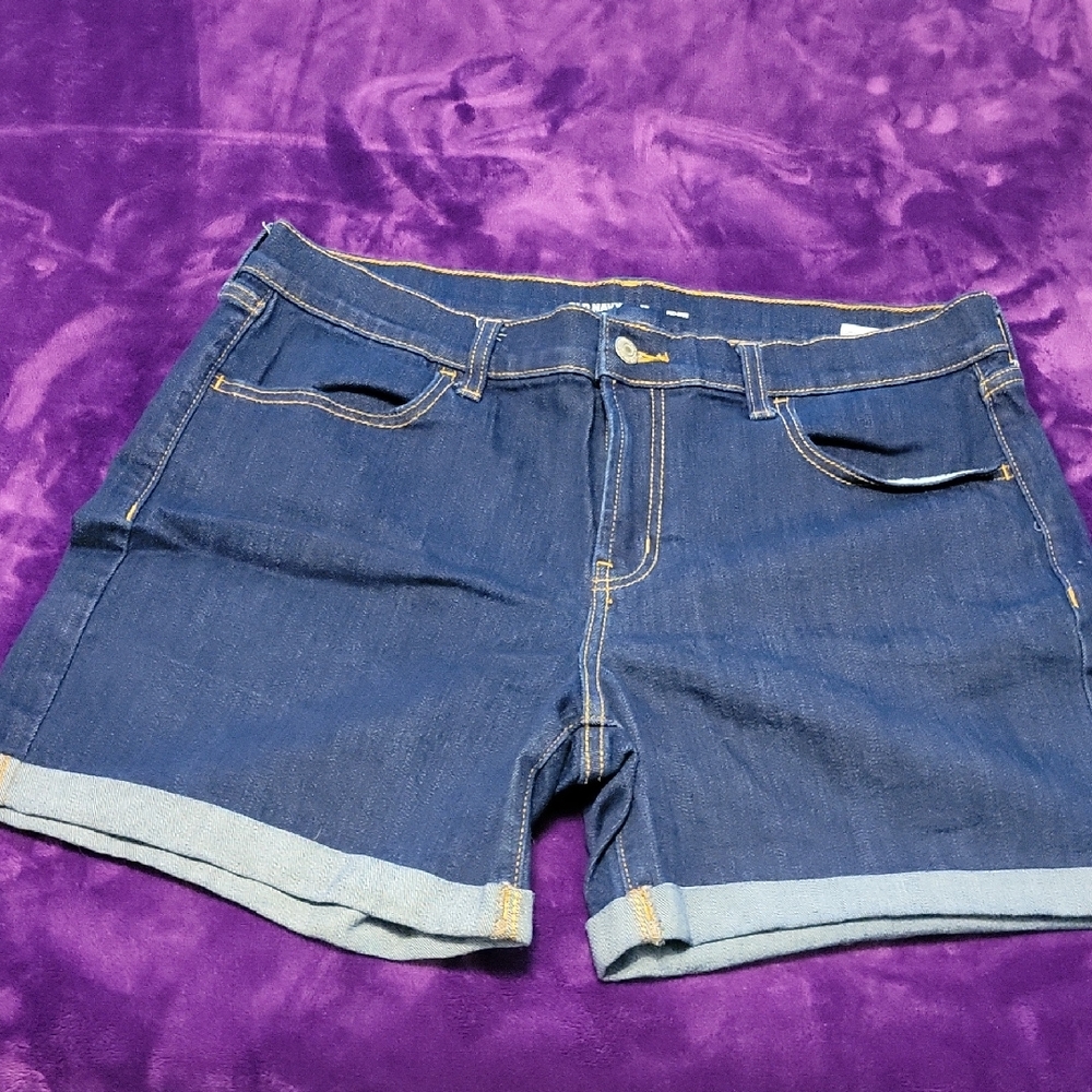 Old Navy Dark Blue Jean Shorts